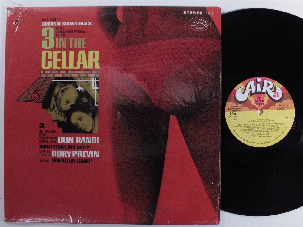 3 IN THE CELLAR OST Don Randi/Dory Previn AIR LP SHRINK c