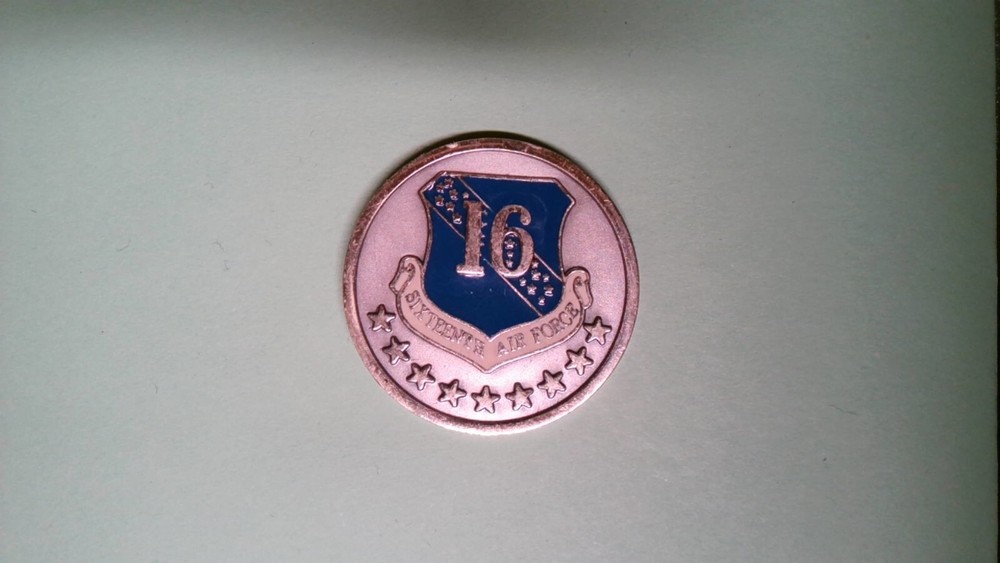 CHALLENGE COIN SIXTEENTH AIR FORCE SENIOR ENLISTED ADVISOR