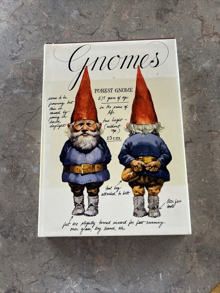 Gnomes by Will Huygen & Rien Poortvliet  1977 1st USA print Hardcover