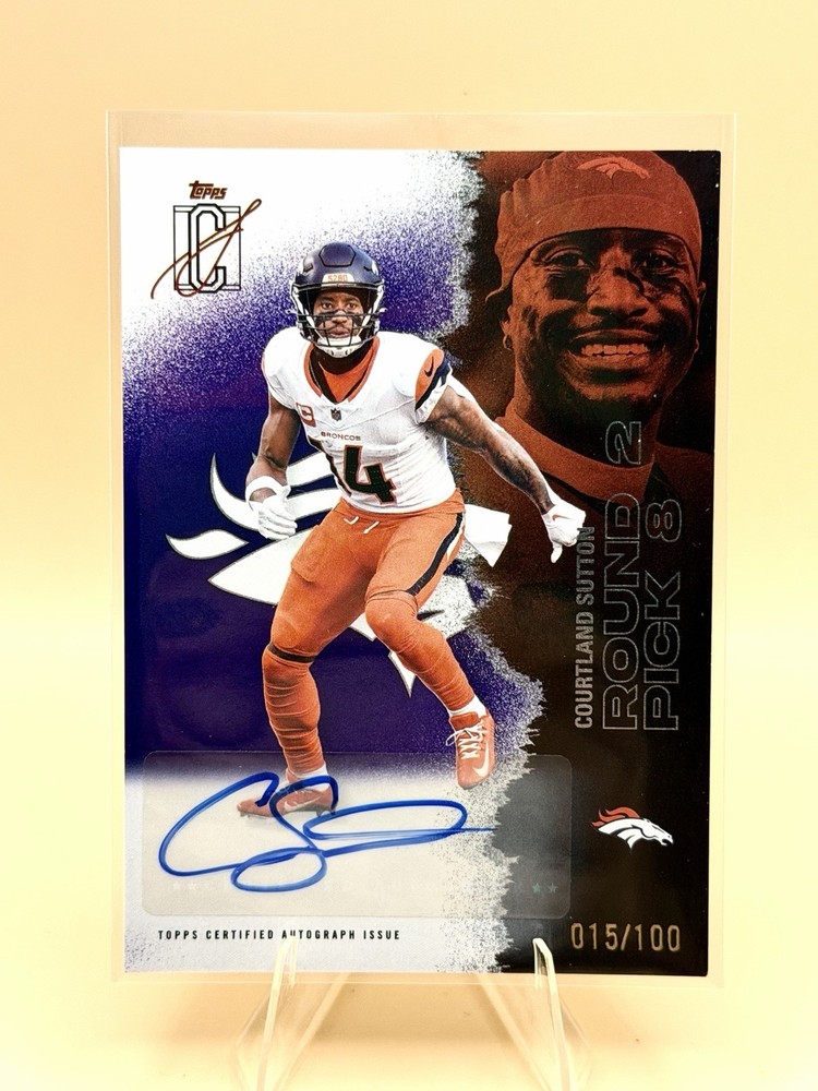 Topps Signature Class 2025 Courtland Sutton Broncos Auto #17 /100🔥