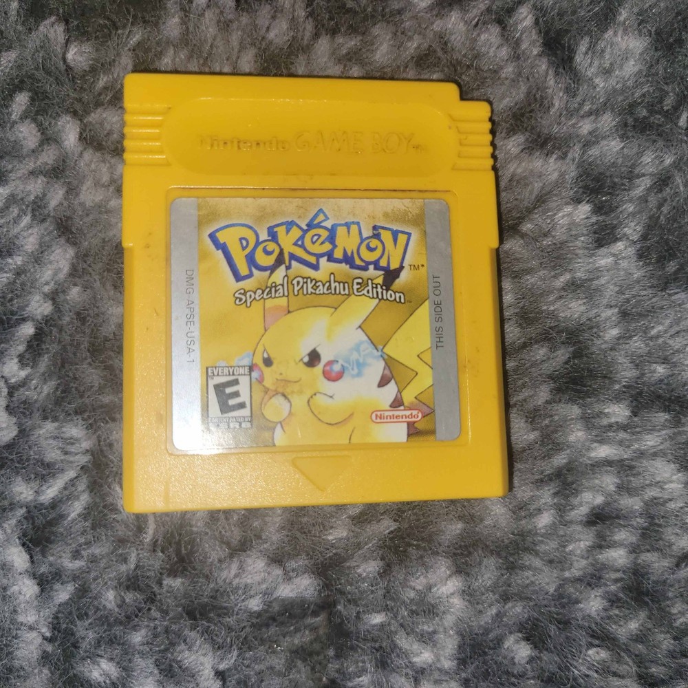 Pokemon Yellow Nintendo Gameboy Cartridge Only 100% Authentic