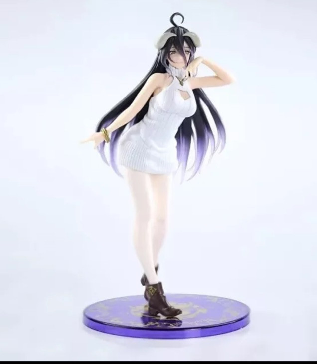 Anime Albedo Knit Dress Ver Overlord IV Collectible Figure NEW 1/7 Toys Manga