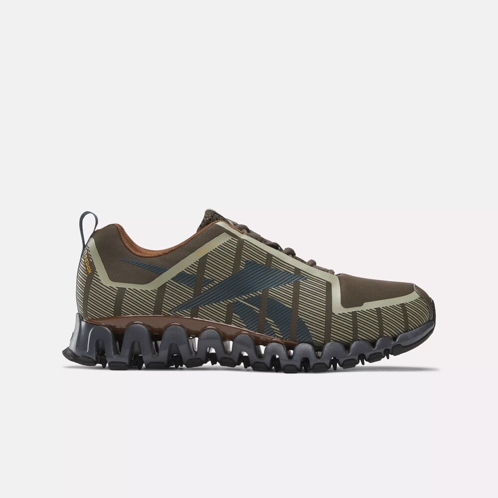 Mens Reebok Zigwild TR 6 Trail Running Shoes Size 11.5 Brown Tan Grey 100033408