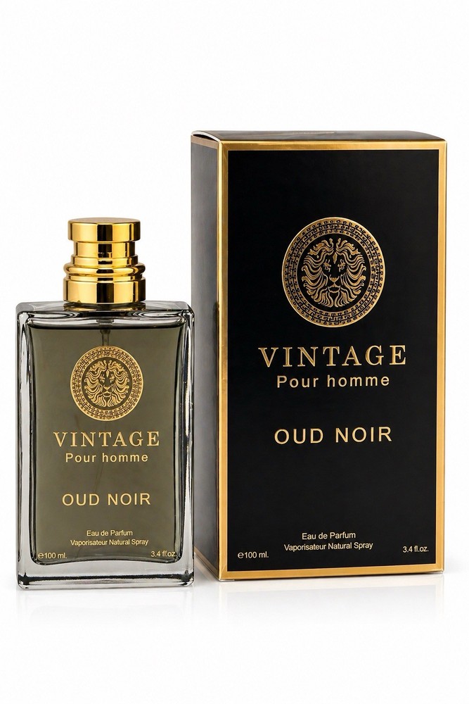 Vintage Oud Noir Pour Homme Eau de Parfum Spray 3.4 fl oz Regular Size