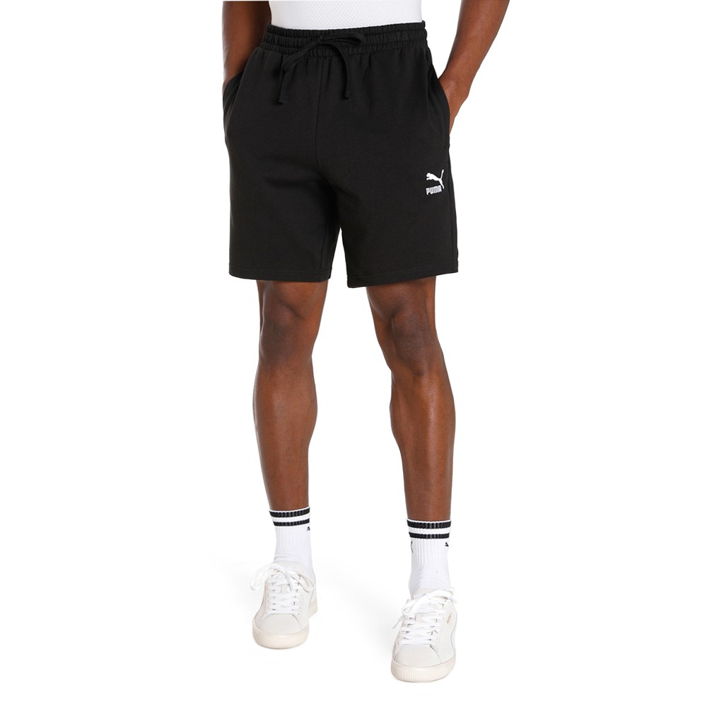PUMA Classics 8 Inch Shorts Mens Black Casual Athletic Bottoms 53806701