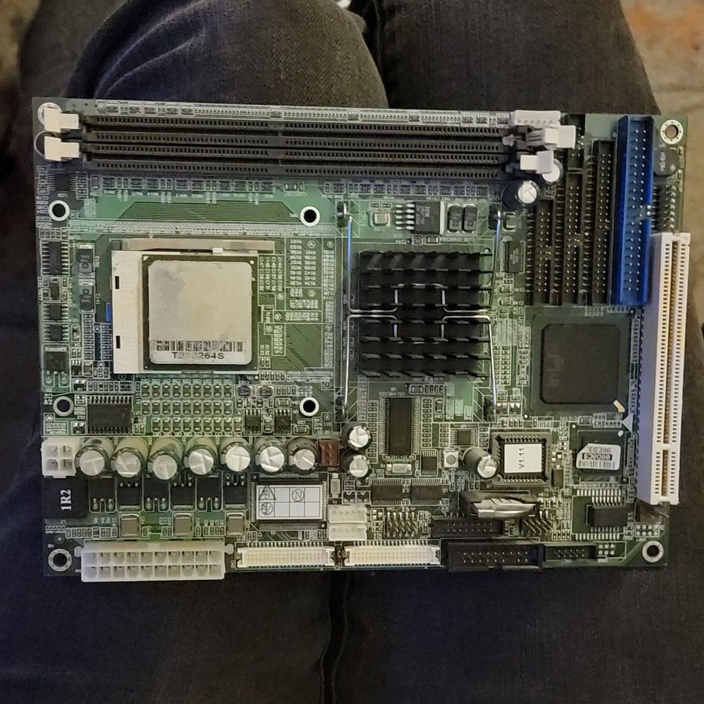 Advantech PCM-9580F Mini-ITX Motherboard Intel Socket 370 PCI ISA VGA
