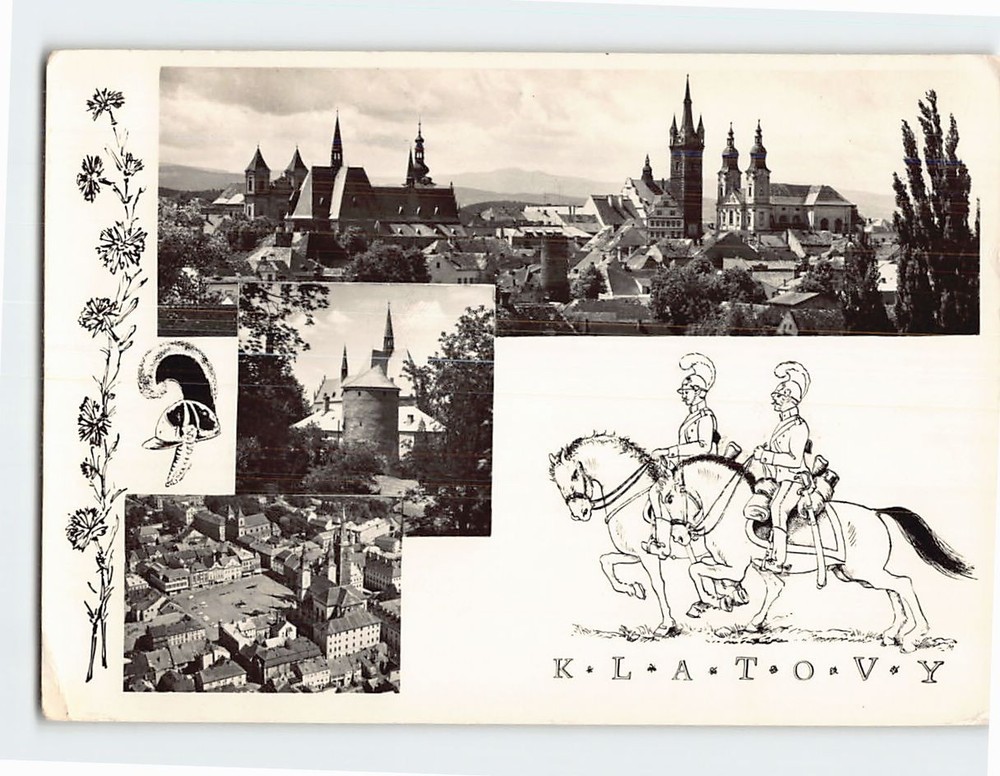 Postcard Klatovy Czech Republic