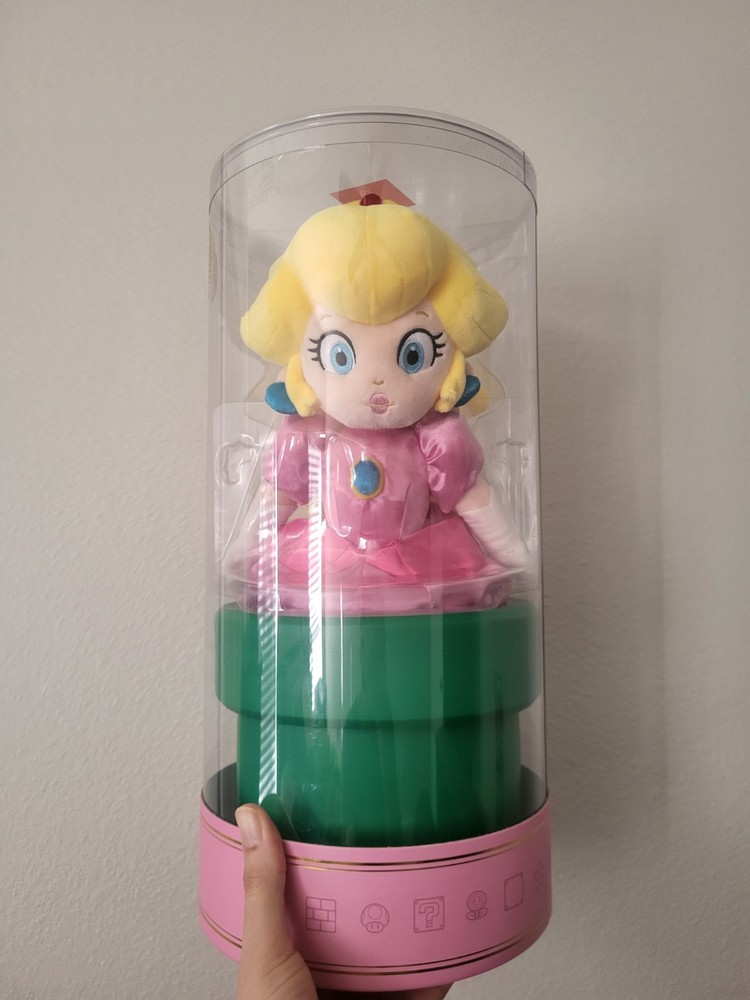 Super Mario Nintendo TOKYO Princess Peach Warp Pipe Plush Toy