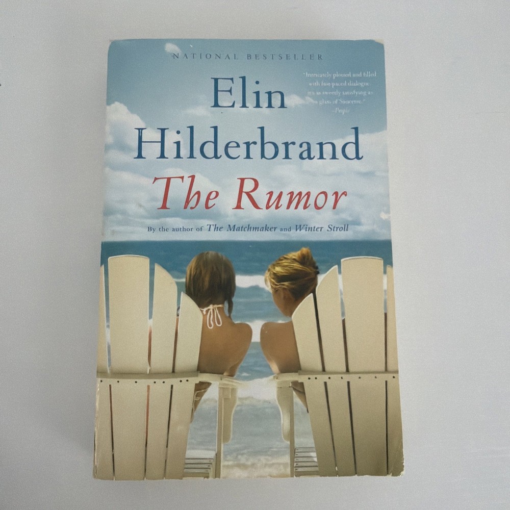 Elin Hilderbrand The Rumor Paperback Beach Read Fiction Novel Book English