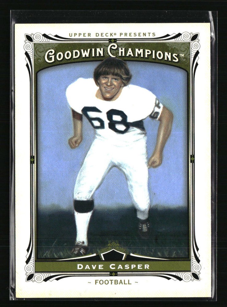 Dave Casper 2013 Upper Deck Goodwin Champions #127 NFL Football Trading Card