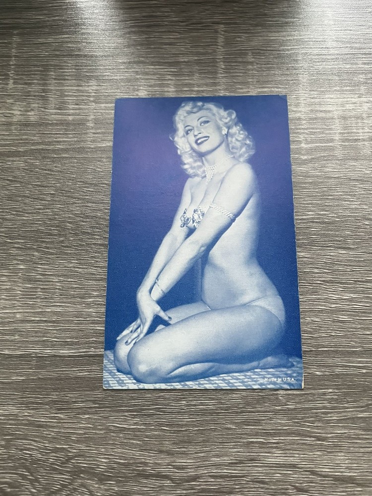 1940s PinUp Girl Risqué Arcade Exhibit Card