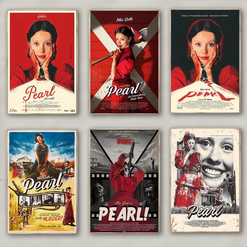 Pearl Movie Poster High-Quality Wall Art Print Unframed