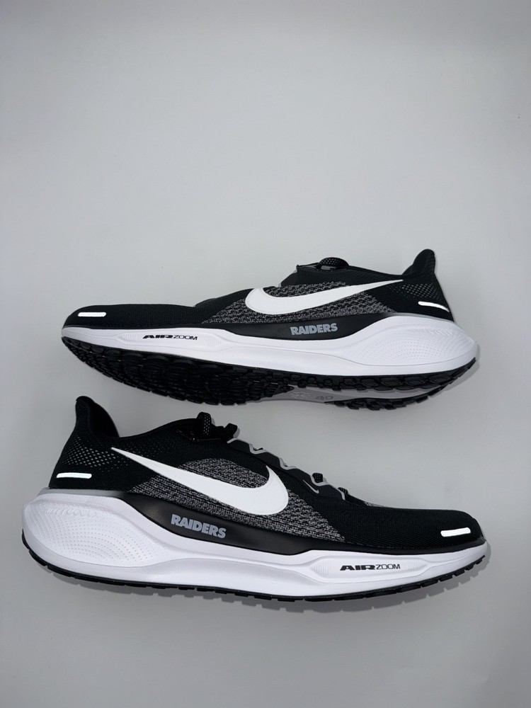 Nike Air Zoom Pegasus 41 Las Vegas Raiders Black White FZ5093-001 Men's Pick Siz