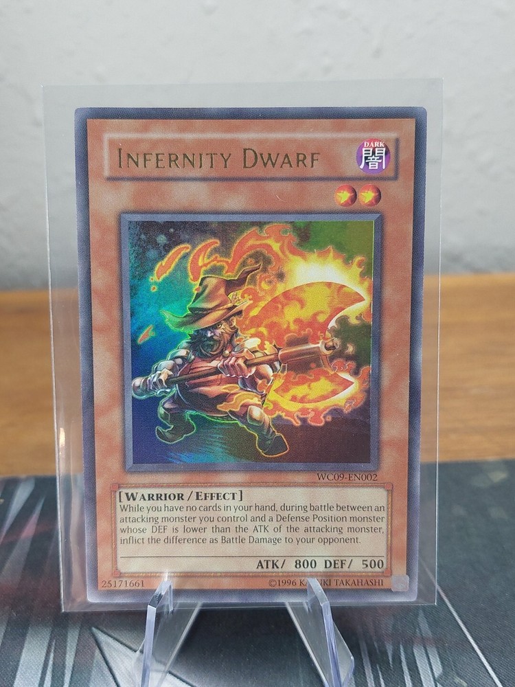 Yu-Gi-Oh! LP Infernity Dwarf WC09-EN002 Ultra Rare Limited Edition LP