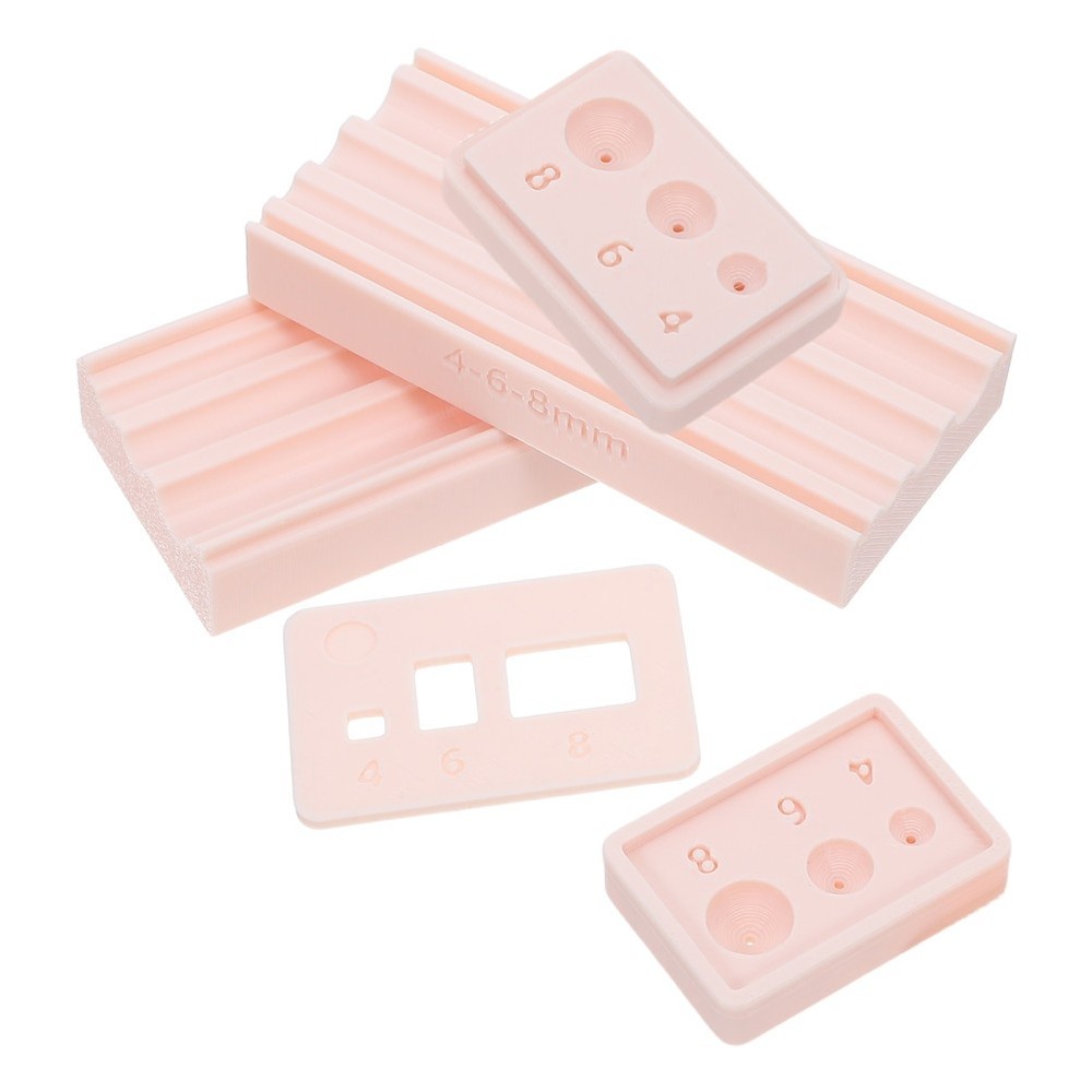 Clay Round Mold Polymer Earring Molds for Earrings Bead Hole Maker
