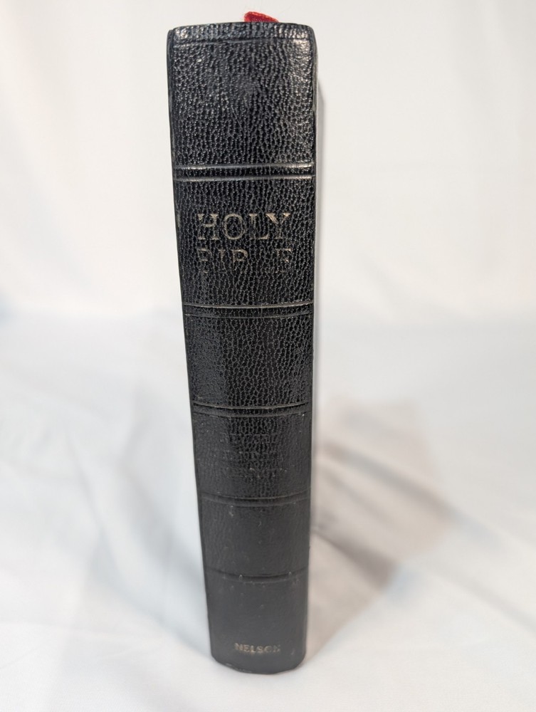 Leather Holy Bible With Helps Old And New Testaments 1952 Thomas Nelson & Sons