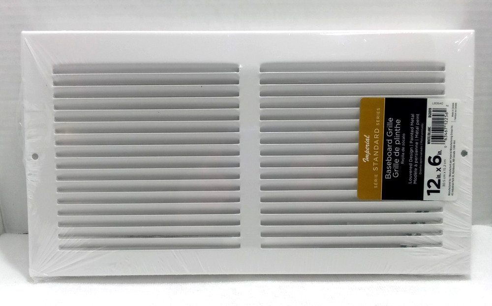 Imperial Standard RG0019 Baseboard Return Air Grille 12