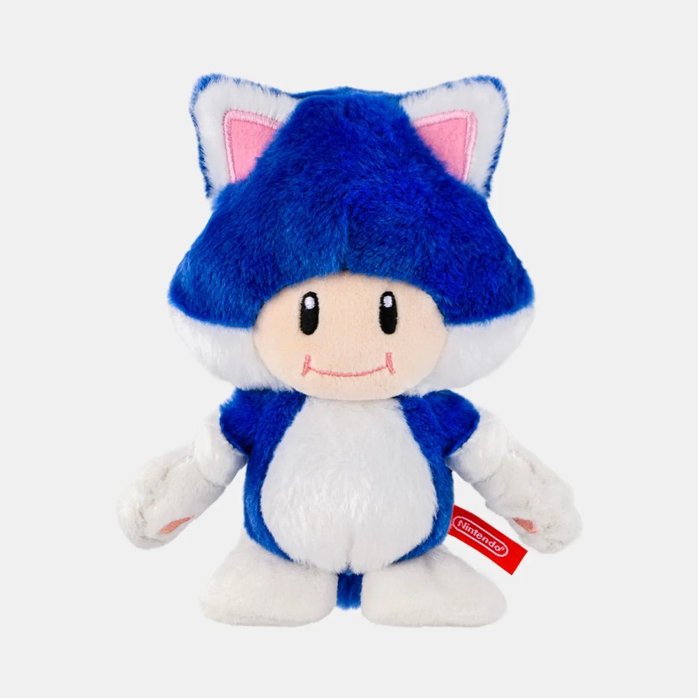 [Japan Limited] Super Mario Cat Toad Mascot Plush Keychain Nintendo TOKYO NEW