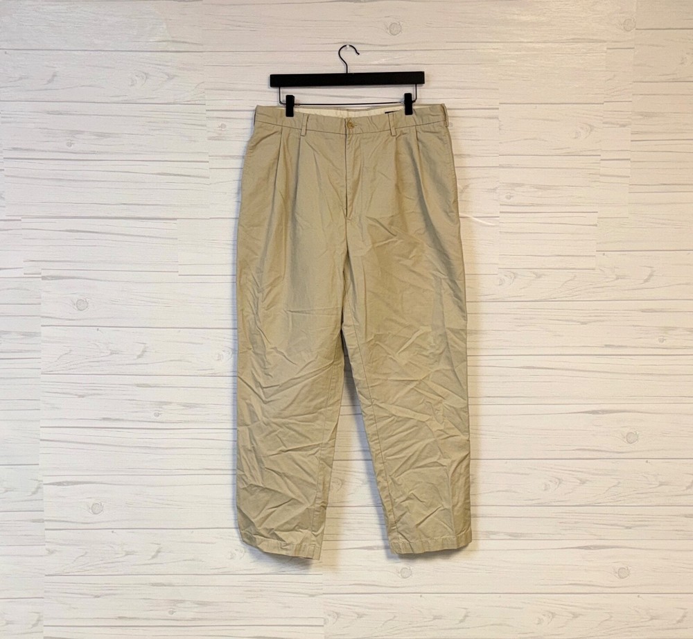Daniel Cremieux khaki pants mens size 34x30 straight leg regular fit