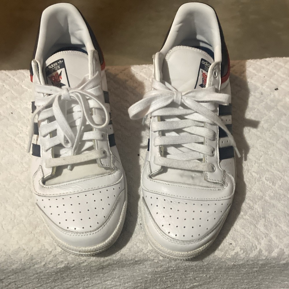 adidas Top Ten White Navy Red Low Top Men's Sneaker H67264