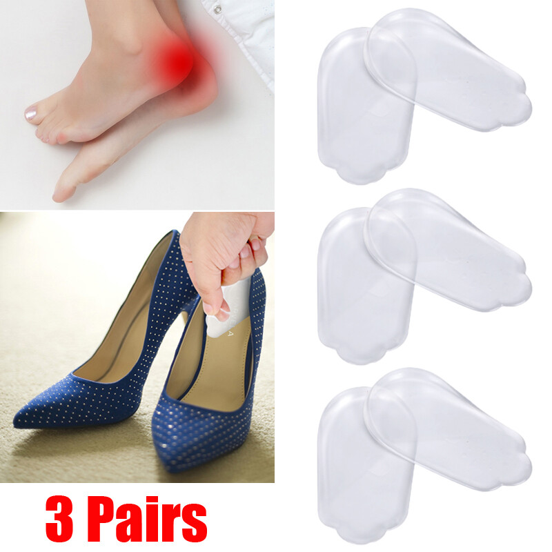 O/X Leg Orthopedic Insoles Silicone Shoe Inserts & Lateral Heel Wedge Lift Pads