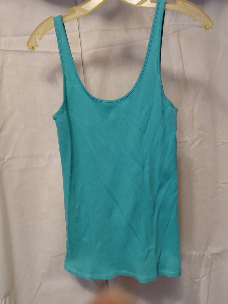 Women's Victoria Secret Tee Shop T-Shirt Size Large Turquoise