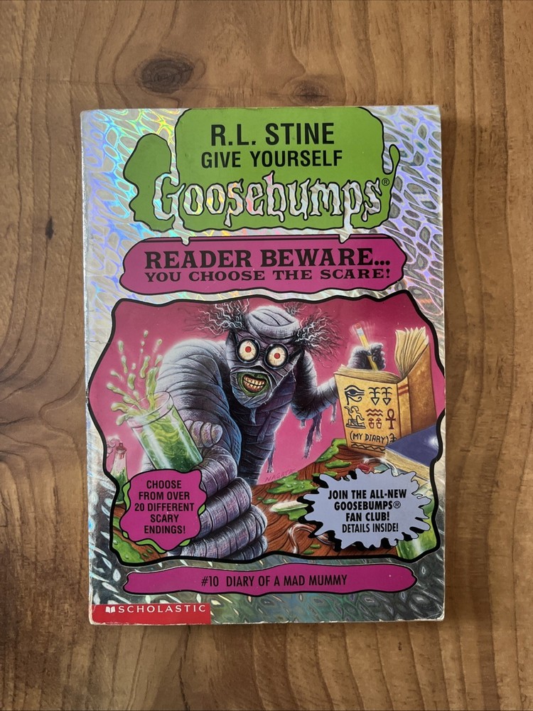 Give Yourself Goosebumps #10 Diary Of A Mad Mummy 1st Print Edition 1996