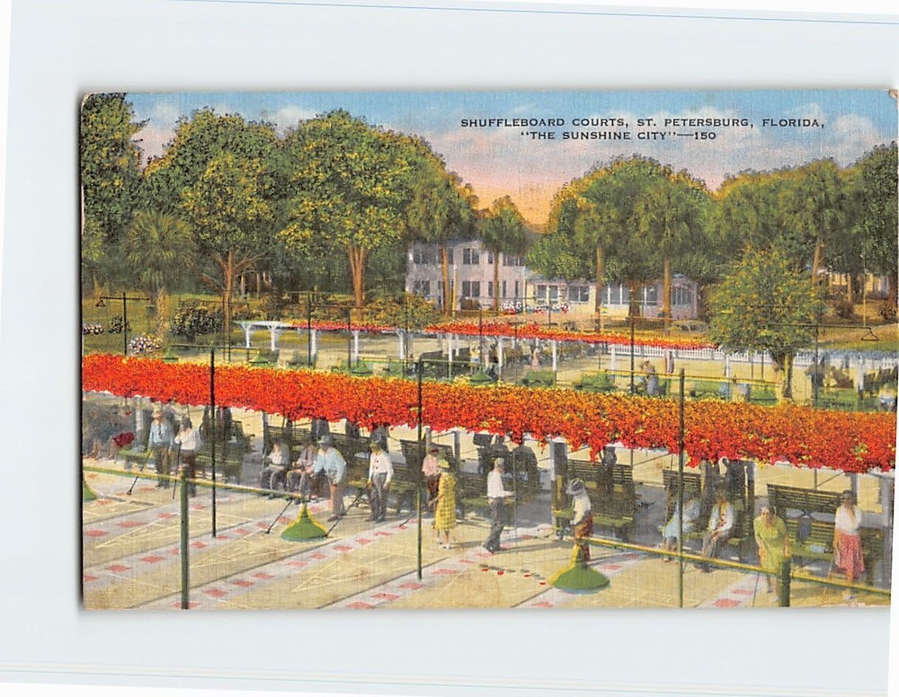 Postcard Shuffleboard Courts, 