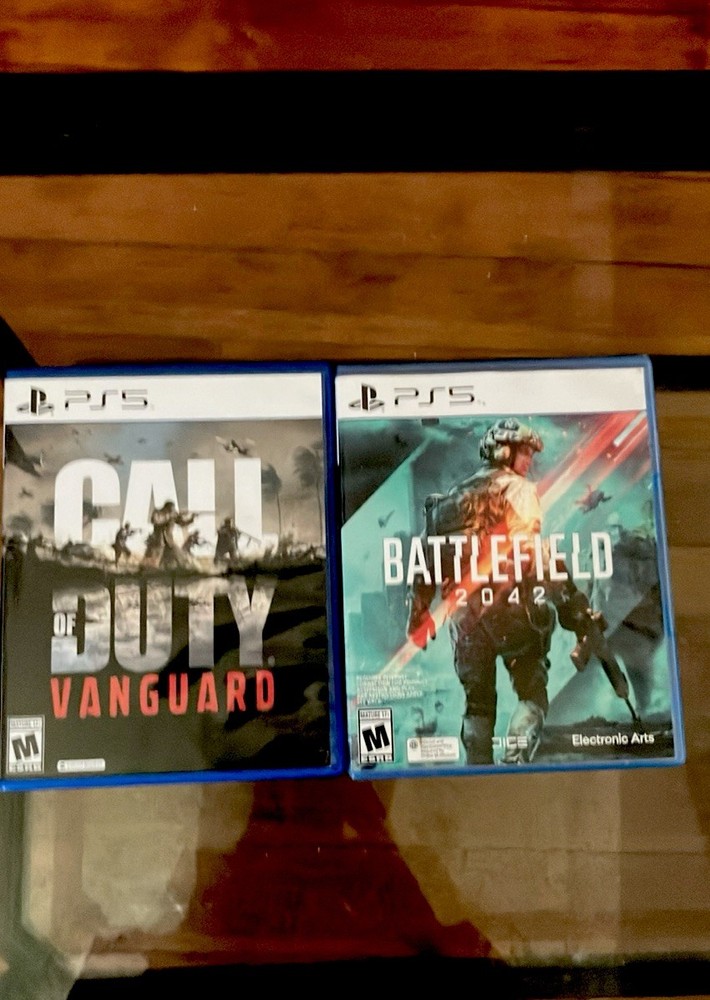 Battlefield 2042 & Call of Duty Vanguard PS5 Multiplayer Shooter Games