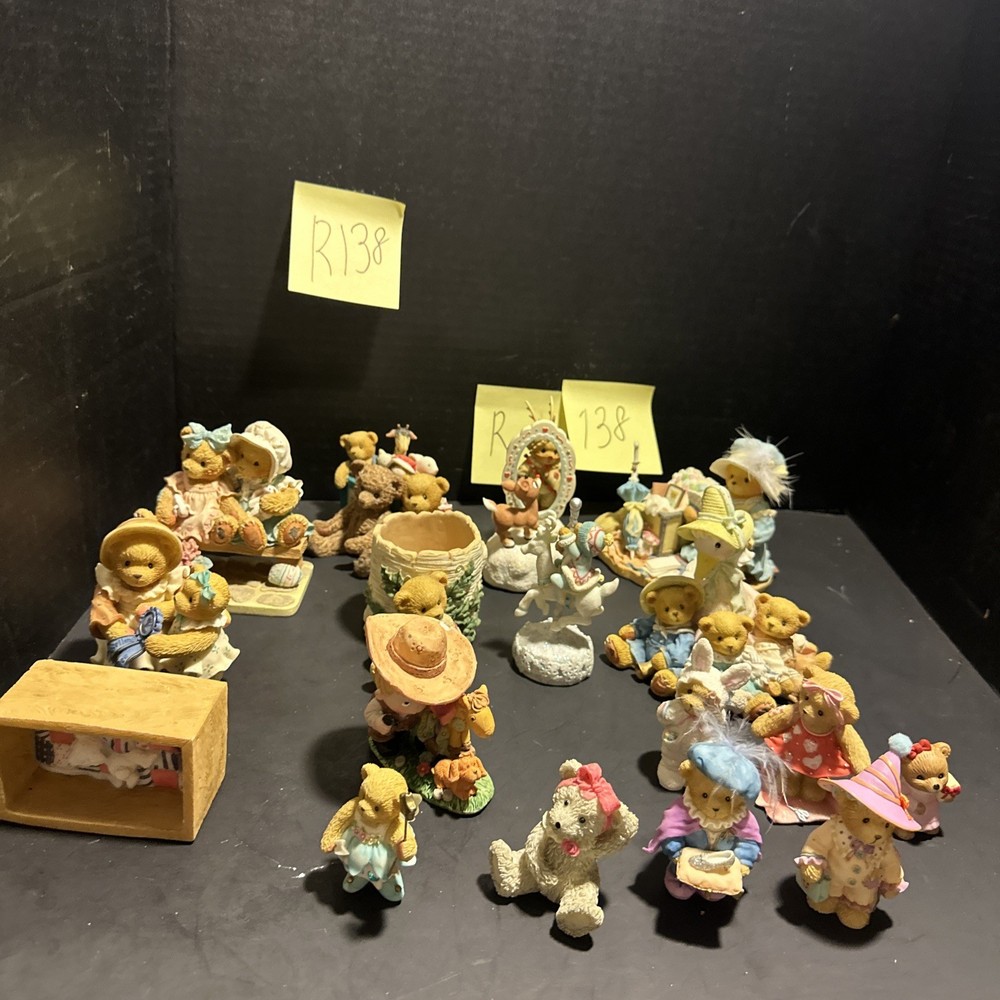 Large Lot of 17 Boyd’s Bears & Friends Resin Figurines Teddy Bear Decor #R138