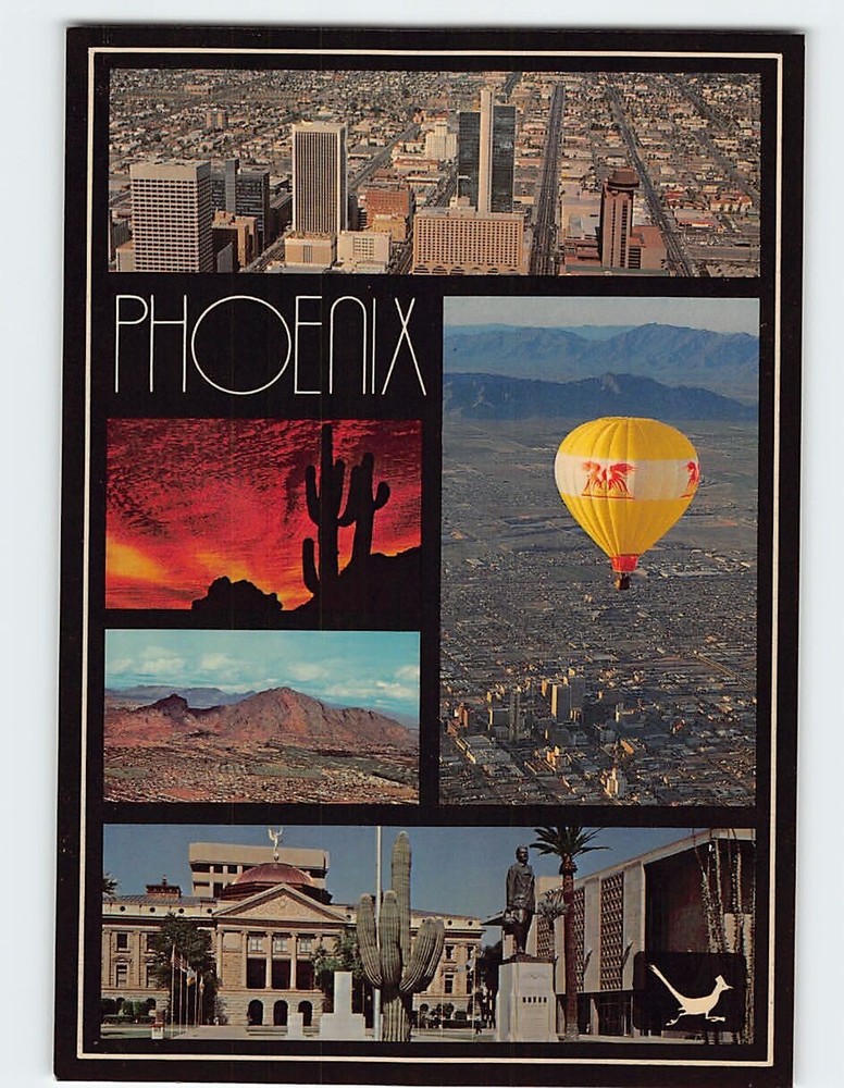Postcard Scenes & Views Phoenix Arizona USA