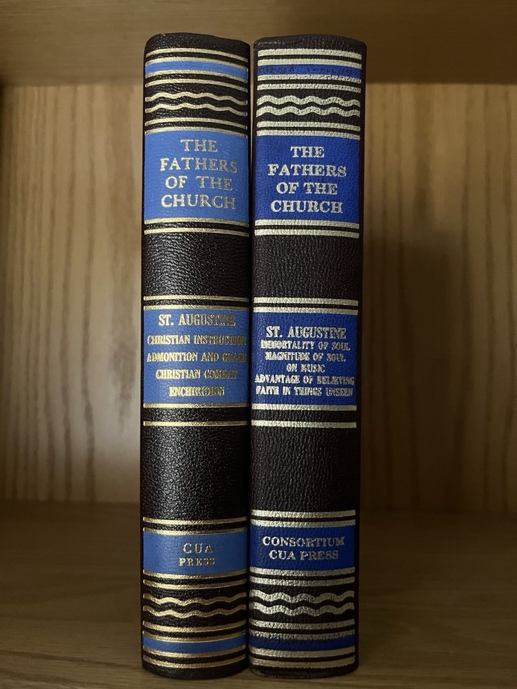 Fathers of the Church: Saint Augustine 2 books both Hardcover CUA Press 2001