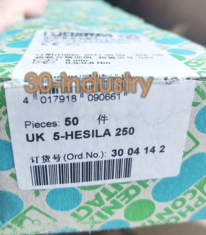 50PCS/Box NEW FOR PHOENIX 3004142 - UK 5-HESILA Fuse Terminal