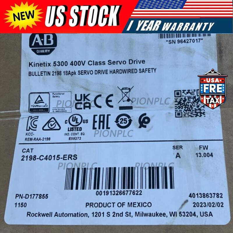 Allen Bradley 2198-C4015-ERS Kinetix 5300 400V Class Servo Drive