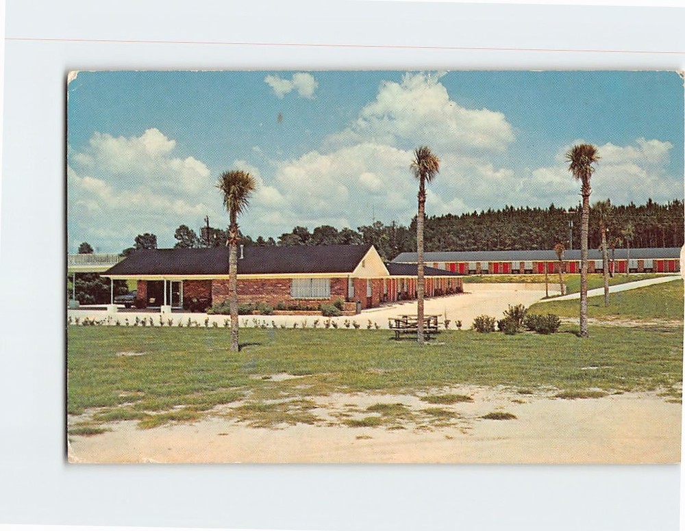 Postcard Lazy Lodge Motel Lake City Florida USA