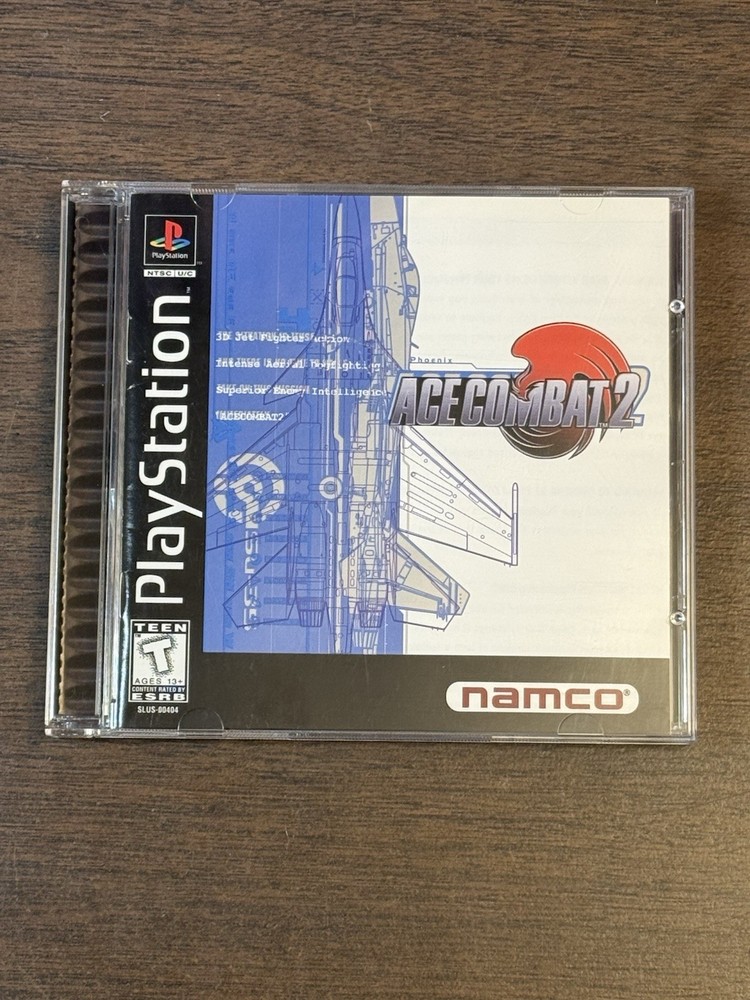 Ace Combat 2 PlayStation 1 PS1 CIB Tested Pristine Condition Black Label-image