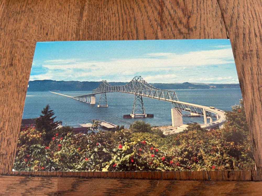 Astoria Bridge crossing the Columbia River Connection Oregon and Washington