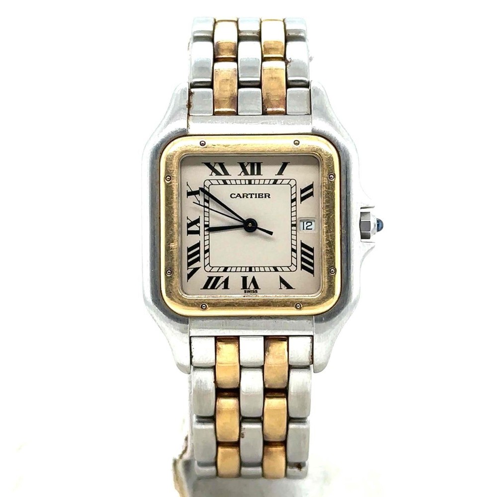 Cartier Panthere Jumbo Quartz 30mm 18k Yellow Gold/Stainless Steel Unisex 187957