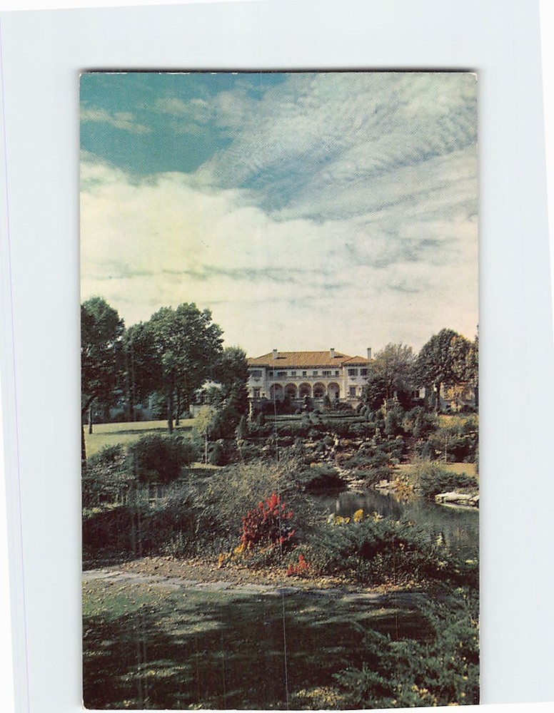 Postcard Beautiful Philbrook Art Center Museum Tulsa Oklahoma USA
