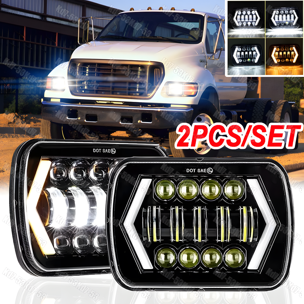 DOT For Ford F-650 F-750 2000-2015 Pair 5X7
