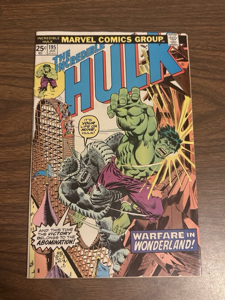 The Incredible Hulk #195 (Marvel Comics January 1976)