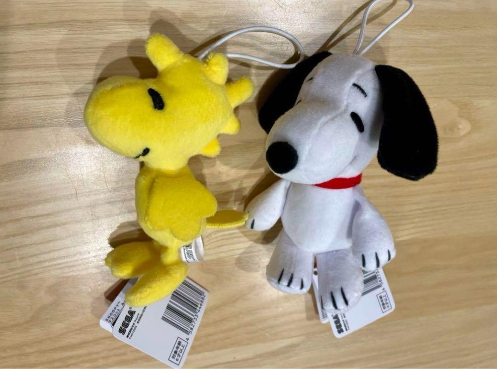 Snoopy and Woodstock Mascot Keychain Strap for Bags
