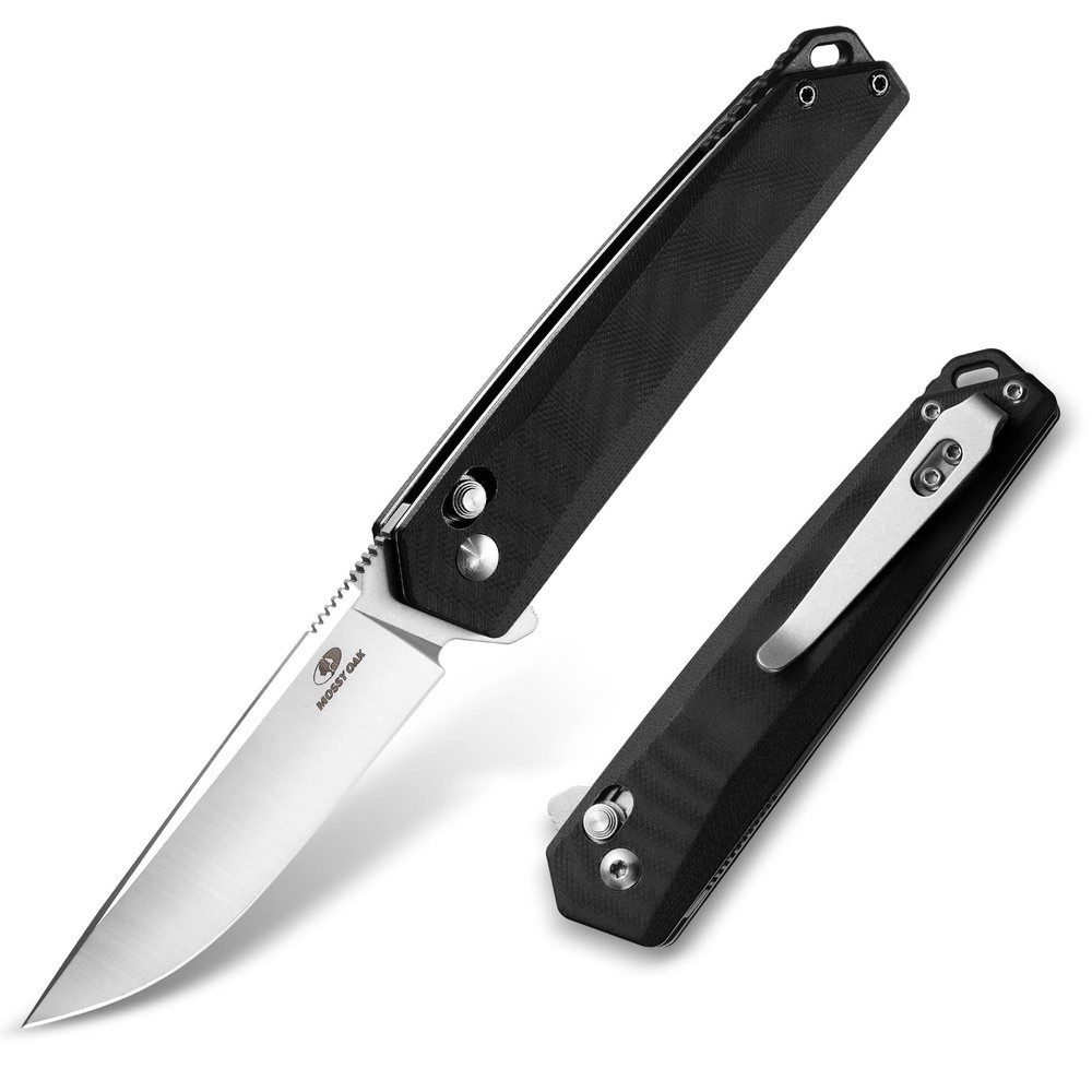 Compact 3.5-Inch D2 Steel Pocket Folding Knife with G10 Handle for EDC