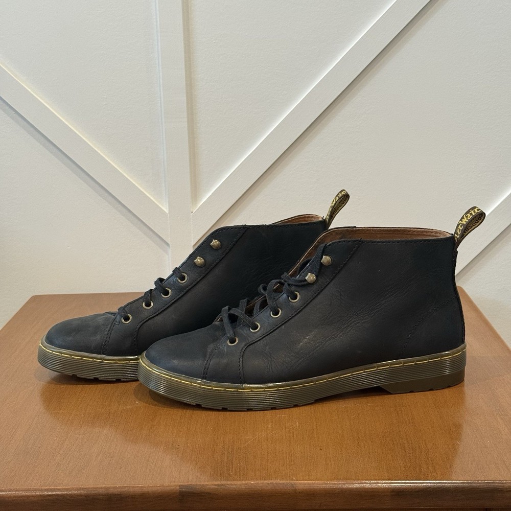 DR MARTENS Coburg Chukka Mens Size 9 Black Leather Ankle Boots Shoes