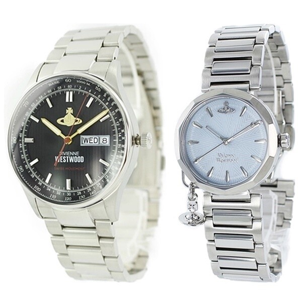 Stylish Vivienne Westwood Pair Watches for Birthdays, Weddings, or Gifts Set
