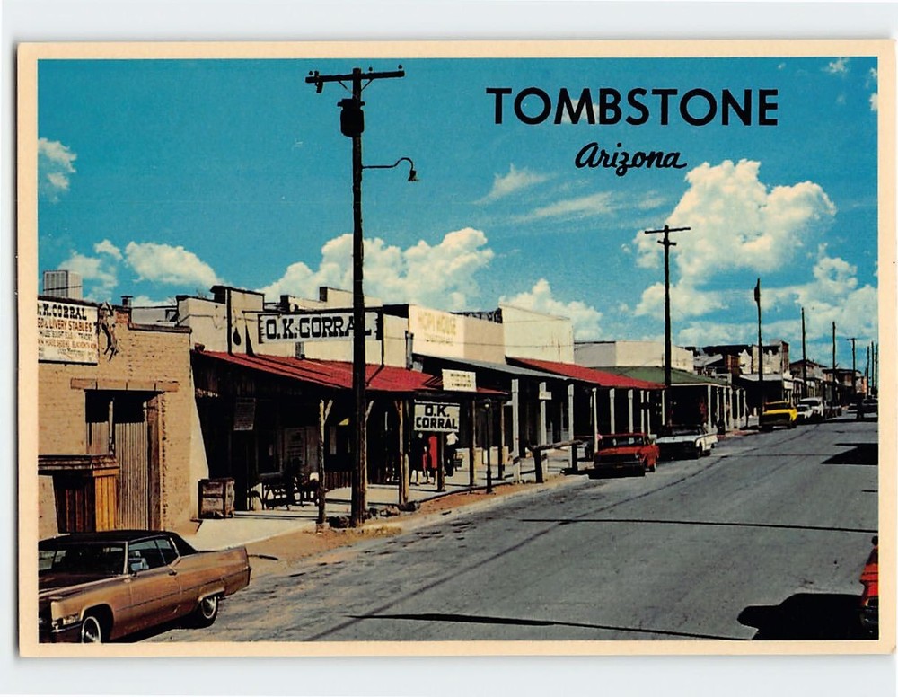 Postcard Historic Allen Street Tombstone Arizona USA