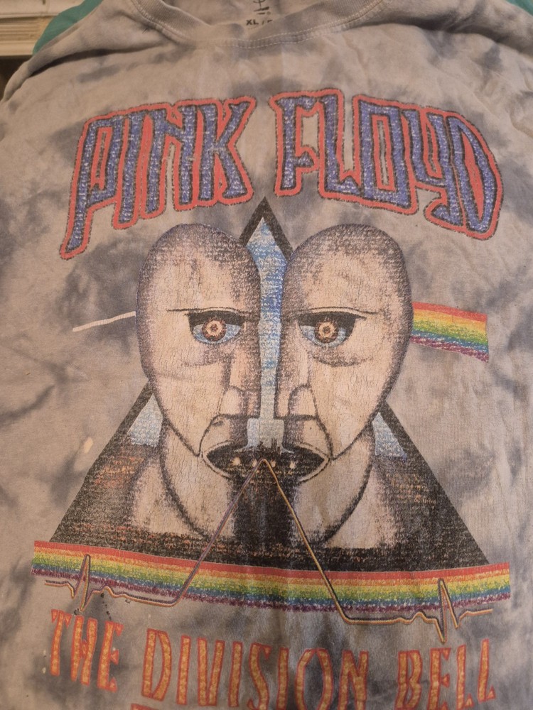 Pink Floyd Division Bell 1994 Tour Tie Dye Reissue Concert T-Shirt Men’s XL
