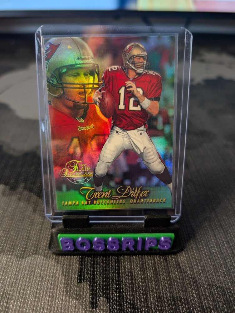 1997 Flair Showcase - Trent Dilfer #65 Row 1
