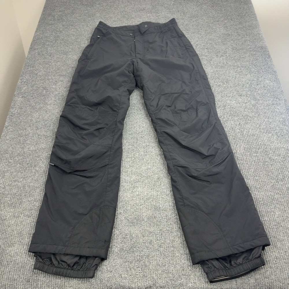 Obermeyer Ski Pants Mens L Long Black Nylon Insulated Snowboard Winter Gorpcore