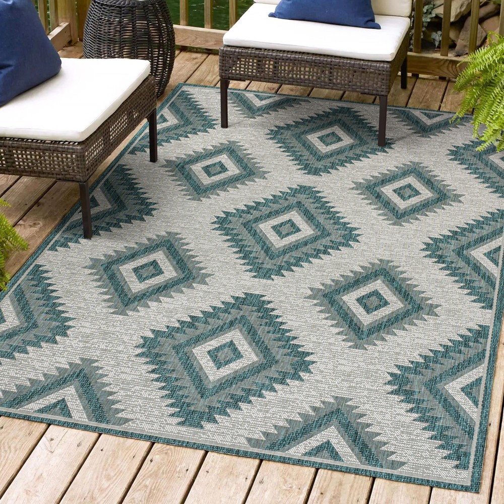 Jonathan Y Tuscan Sun 3x5 Multicolor Polypropylene Indoor Outdoor Rug